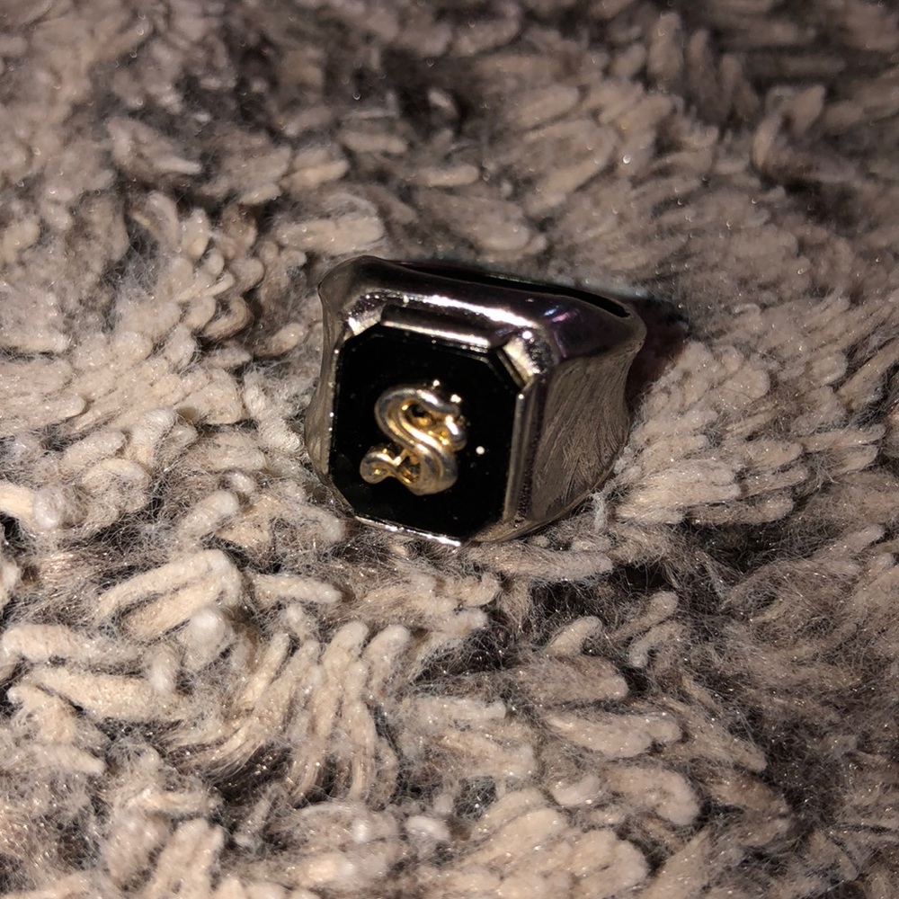 Spanish S ring with gold plated.